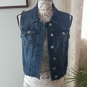 Guess denim vest. Size S.
